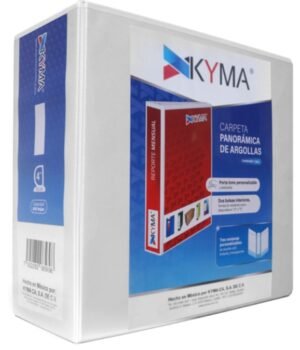 CARPETA DE VINIL BLANCA 4" HERRAJE D