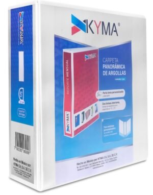 CARPETA DE VINIL BLANCA 5" HERRAJE "D"