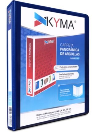 CARPETA DE VINIL AZUL MARINO 1" HERRAJE "O"