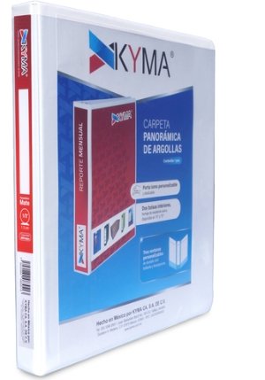 CARPETA DE VINIL BLANCA 1/2" HERRAJE "O"