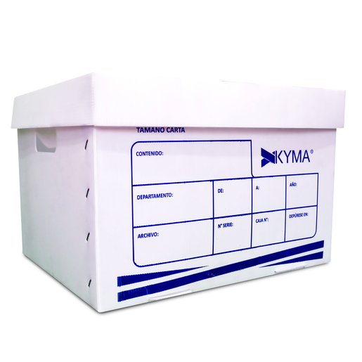 Caja para Archivo Carta KYMA Tipo Cofre PVC