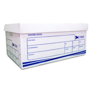 Caja para Archivo Oficio KYMA Tipo Cofre PVC