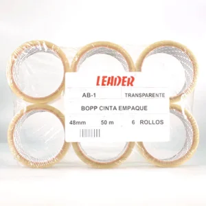 Cinta Transparente Adhesiva Alta Adherencia 48 Mm X 50 M