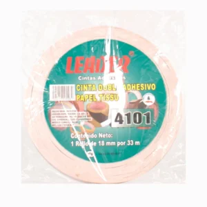CINTA DOBLE CAPA PAPEL LEADER 18X33 4101