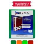 Carpeta Panorámica de Argollas KYMA Tamaño Carta 1" de Colores.