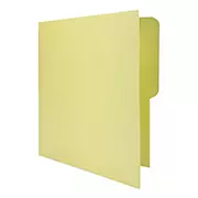 Folder KYMA Tamaño Carta Color Amarillo Pastel Cajilla con 100 pieza