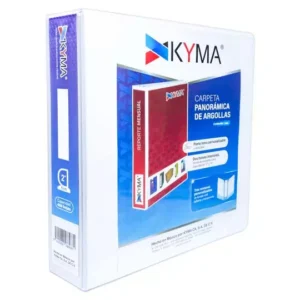 Carpeta panorámica KYMA carta herraje en "D" de 2 pulgadas