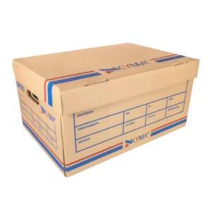 Caja de archivo de cartón KYMA para archivo oficio 1 pieza 49.5x35.3x25.3cm