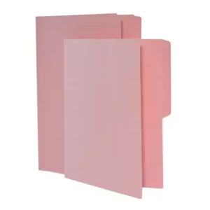 Folder KYMA Tamaño Carta Color Rosa Pastel Cajilla con 100 piezas