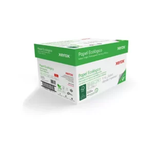 Caja de papel bond Ecológico Xerox tamaño carta 93% de blancura 75gr.