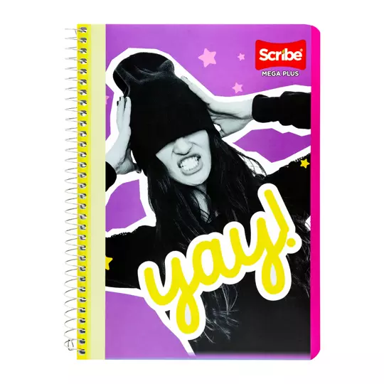 Cuaderno forma francesa SCRIBE Mega pluscuadro grande (7 mm) con 100 hojas