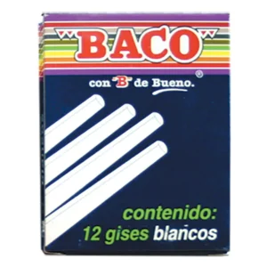 GISES BLANCOS CON 12 PIEZAS BACO