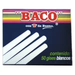 GISES BLANCOS CON 50 PIEZAS BACO