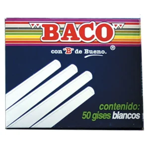 GISES BLANCOS CON 50 PIEZAS BACO