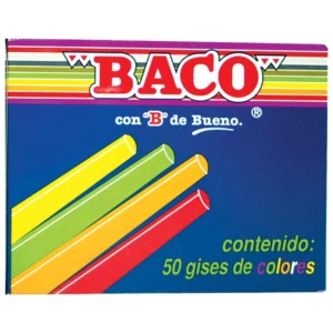 GISES DE COLORES SURTIDOS CON 50 PIEZAS BACO