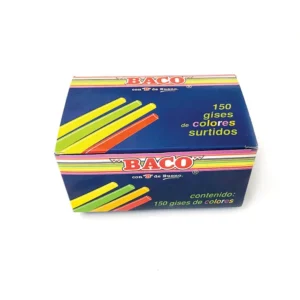 GISES DE COLORES SURTIDOS CON 150 PIEZAS BACO