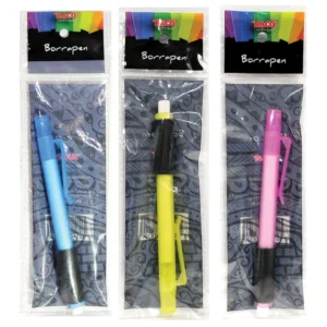 GOMA TIPO PLUMA BLISTER BORRAPEN BACO