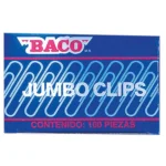 CLIP TROPICALIZADO JUMBO CAJA CON 100 PIEZAS BACO