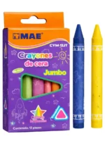 CRAYON JUMBO TRIANGULAR CON 12 PIEZAS