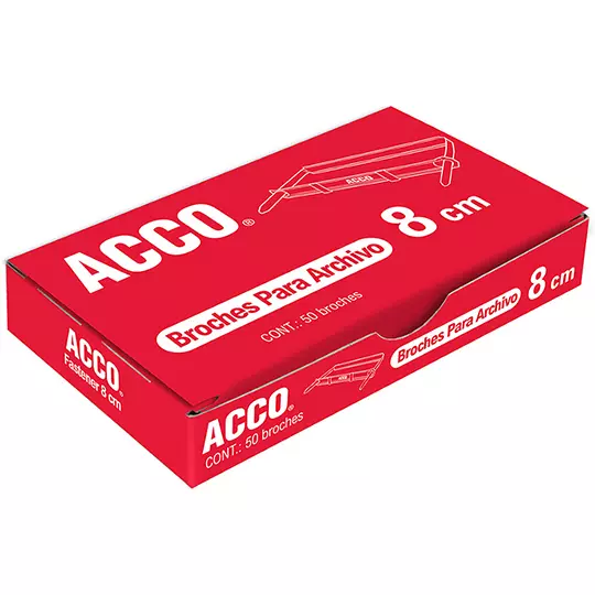 Broche de 8 cm ACCO capacidad hasta 300 hojas