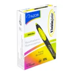 Resaltador de texto Vision Junior puntacincel 4 mm amarillo caja con 12 pzas