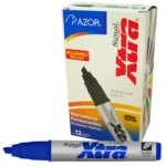 Marcador permanente Signal Xtra punta cincel 6 mm caja con 12 pzas