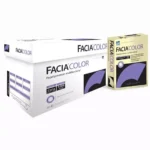 Caja de papel bond Facia Color tamaño carta color canario 75gr.