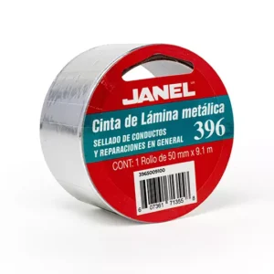 Cinta de lamina metalica Janel 50 mm x 9.1m,