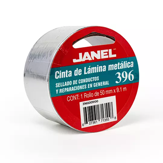 Cinta de lamina metalica Janel 50 mm x 9.1m,