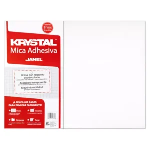 Mica adhesiva 50 cm x 65 cm bolsa con 5hojas