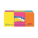 Notas Adhesivas Memo Tip neon 1.5x2 pulg12 blocks con 100 hojas cada uno