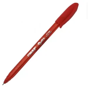 Boligrafo MAE rojo punto fino 0.7 mm caja con 12 pz