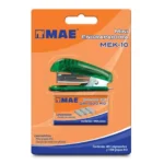 Kit de Engrapadora plastica mae mini Engrapadora no 10 + 1000 grapas