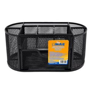 Organizador de grande de malla metalicacolor negro