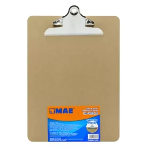 Tabla mae compuesta de fibracel mdf tamaño carta con gancho de metal